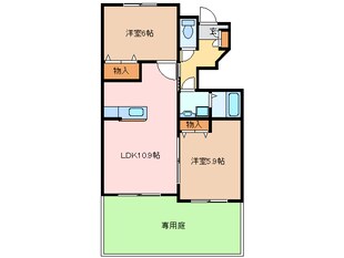 南が丘駅 徒歩34分 1階の物件間取画像